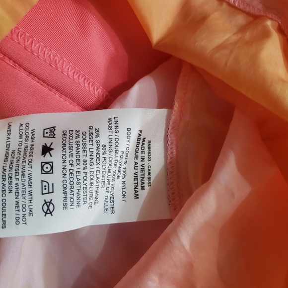 Nike Running Shorts Womens color Pink/Orange  DX1021-611 Size Large - Picture 8 of 8